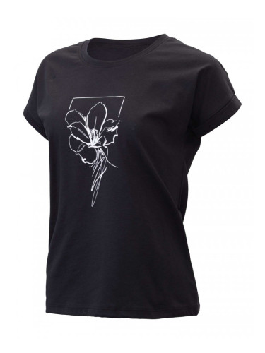BRILLE | Тениска FLOWERS GRAPHIC, черен
