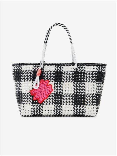 Black and white ladies handbag Desigual Lux - Ladies