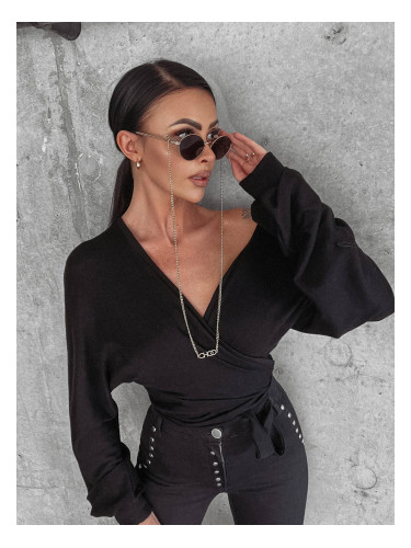 Black blouse SUSIE 2023 OLAVOGA