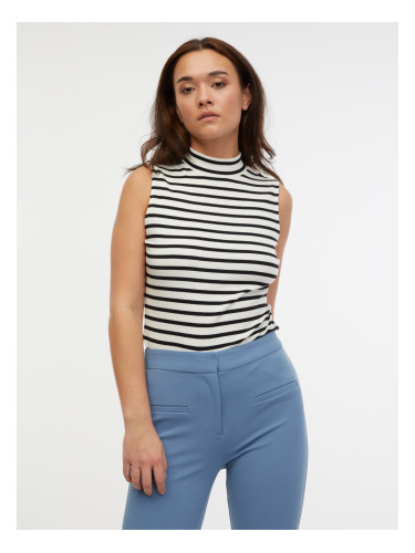 Orsay Black & White Women's Striped Top - Women's