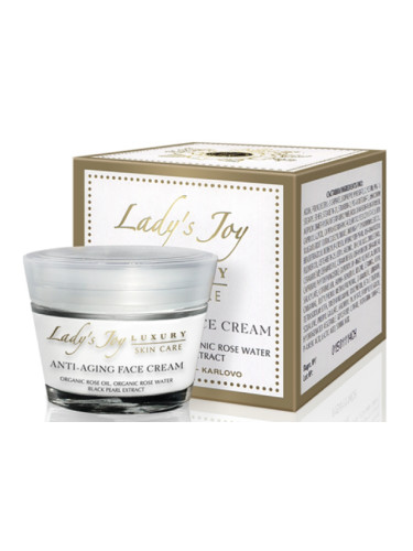 Bulgarian Rose Face cream Anti-Aging ''Lady's Joy'' Luxury skin care Крем за лице против стареене 50 ml 