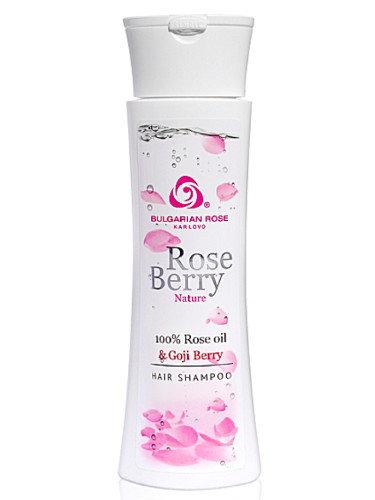 Bulgarian Rose Rose Hair Shampoo Rose Berry Nature Шампоан за коса 200 ml 