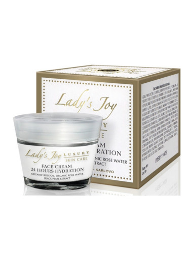 Bulgarian Rose Rose DCR 24 hours hydration ''Lady's Joy'' Luxury  skin care Крем за лице против стареене 50 ml