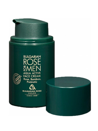 Bulgarian Rose Rose For men Face cream Aqua Active Крем за лице за мъже 50 ml