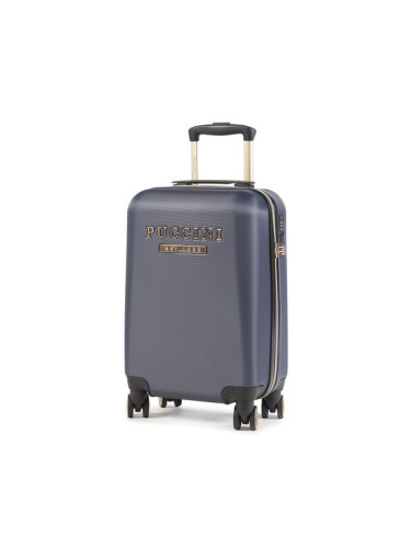 Puccini Самолетен куфар за ръчен багаж ABS017C Тъмносин