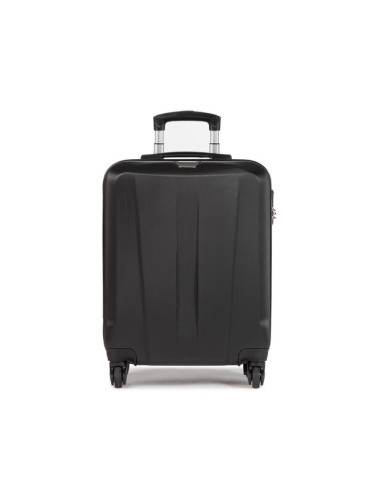 Puccini Самолетен куфар за ръчен багаж ABS03C Черен