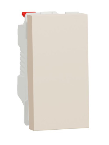 Електрически ключ сх.6 девиаторен, 10A, 250VAC, за вграждане, крем, New Unica, NU310344