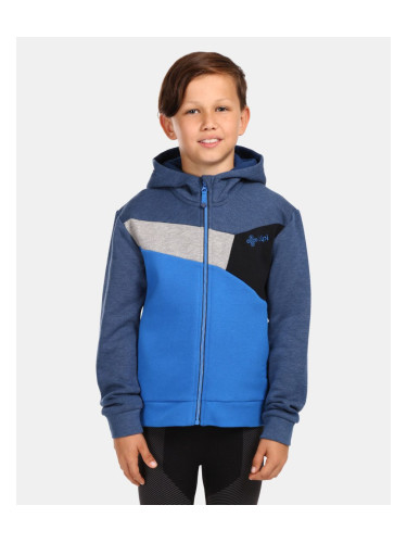 Boys' cotton sweatshirt Kilpi PREDA-JB Blue