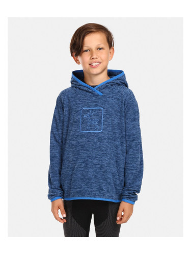 Children's fleece hoodie Kilpi FLOND-JB Dark blue