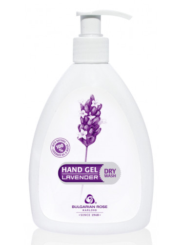 Bulgarian Rose Rose Hand gel (dry washing) Lavender Антибактериален гел за ръце с лавандула 290 ml
