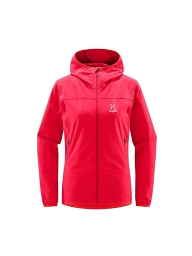 HAGLÖFS NATRIX W Дамско софтшел яке, червено, размер