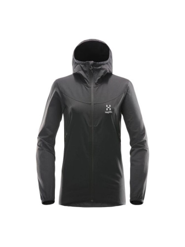 HAGLÖFS NATRIX W Дамско софтшел яке, черно, размер