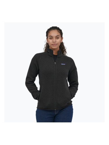 Дамски пуловер Patagonia Better Sweater Флийс пуловер за трекинг черен