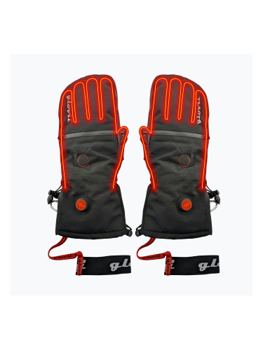 Glovia GS21 черни изолирани отопляеми ръкавици 2 в 1