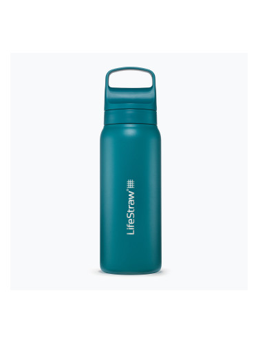 Lifestraw Go 2.0 Стоманена бутилка за пътуване с филтър 700 ml lagoon teal