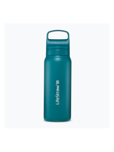 Lifestraw Go 2.0 Стоманена бутилка за пътуване с филтър 1 л lagoon teal