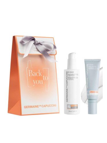 Комплект Успокояваща и богато хидратираща грижа за чувствителна кожа Germaine De Capuccini B-Calm Set (Moisturising Cream Rich + Micellar Water Gel)
