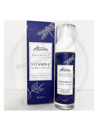 Нощен крем с витамин С Arvena Botanicals Vitamin C Night Cream 30ml