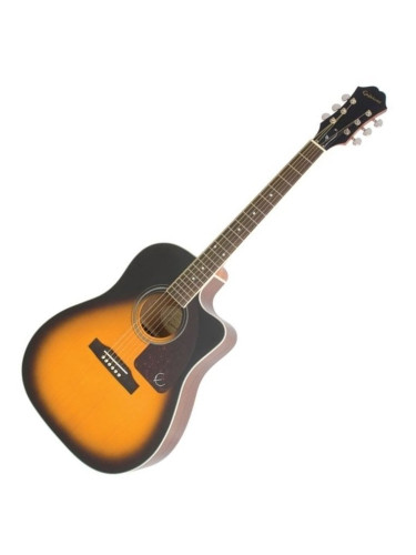 Epiphone AJ220SCE Vintage Sunburst Електро-акустична китара Джъмбо