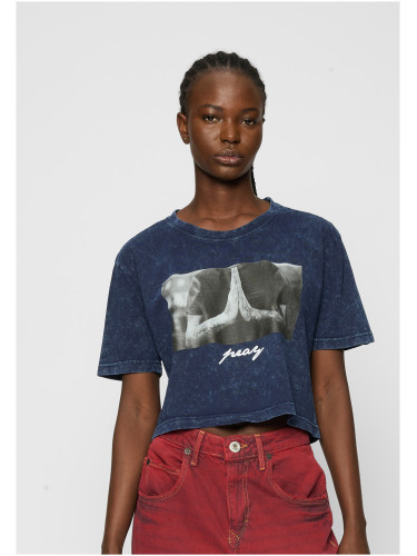 Women's T-shirt Pray - blue