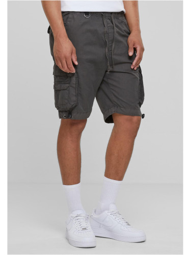 Men's Double Pocket Cargo Shorts - Grey