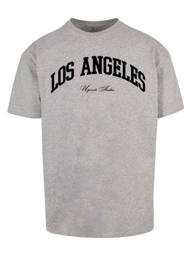 L.A. College Oversize Men's T-Shirt - Grey