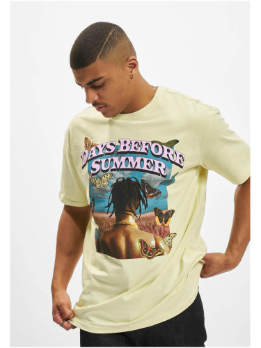 Men's T-shirt Days Before Summer Oversize - yellow