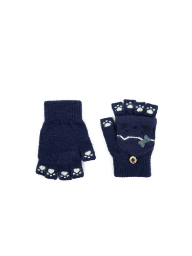 Art Of Polo Kids's Gloves rk23370-7 Navy Blue
