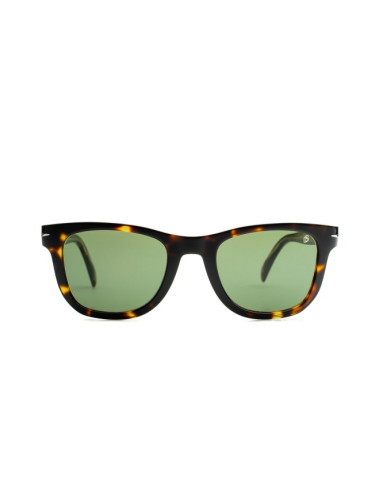 David Beckham DB 1006/S 086 QT 50 - правоъгълна слънчеви очила, мъжки, кафяви, огледални