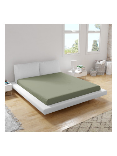 Долен чаршаф НОВО ЗЕЛЕНО 150/260 см, 100% Памук Ранфорс