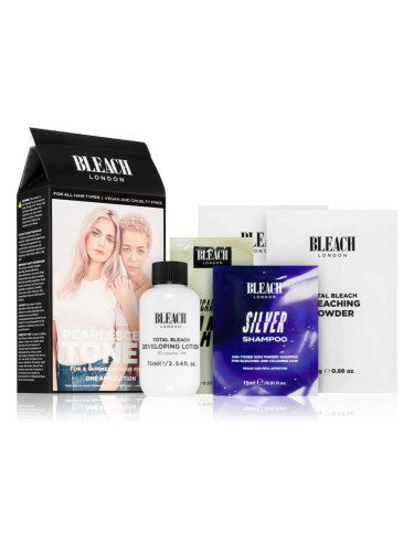 Bleach London Toner Kit полу-перманента боя за коса за руса коса цвят Pearlescent 1 бр.