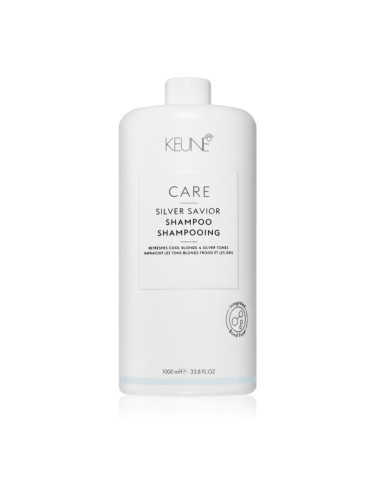 Keune Care Silver Savior Shampoo шампоан, неутрализиращ жълтите нюанси 1000 мл.