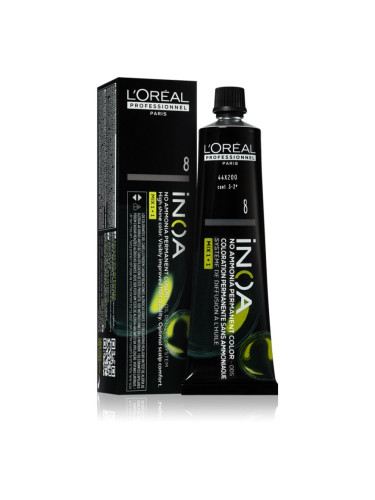 L’Oréal Professionnel Inoa перманентната боя за коса без амоняк цвят 8 FUNDAMENTAL 60 мл.