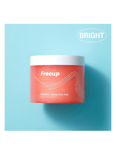 FREEUP | Brightly Smile Vita Pad, 80 pads/180 ml