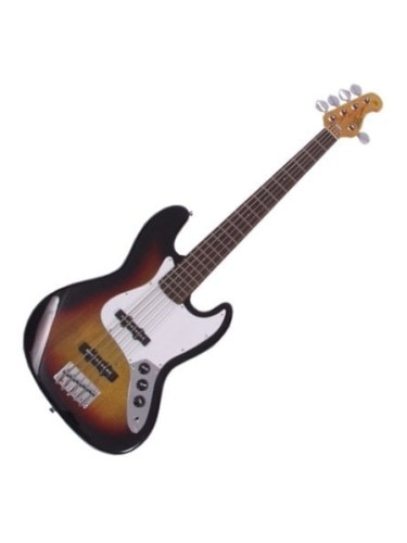 SX SJB62/5 3-Tone Sunburst 5-струнна бас китара