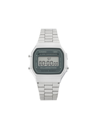 Casio Часовник A168WA-3AYES Сребрист