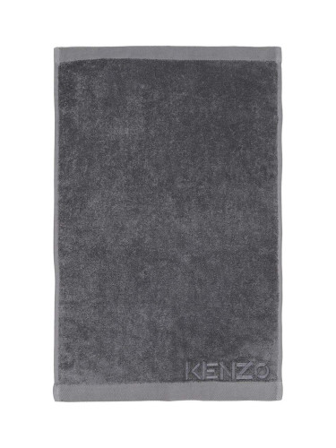 Малка памучна кърпа Kenzo Iconic Gris 55x100 cm