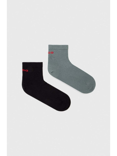 Чорапи HUGO (2 броя) в зелено 50491226