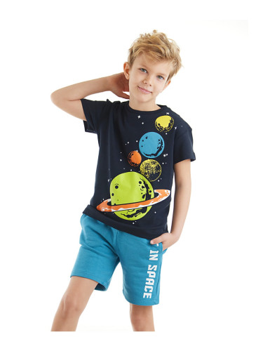 mshb&g Planets Boy's T-shirt Shorts Set