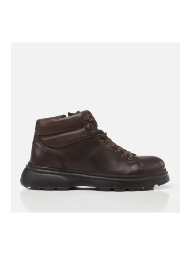 Hotiç Genuine Leather Brown Men's Casual Boots
