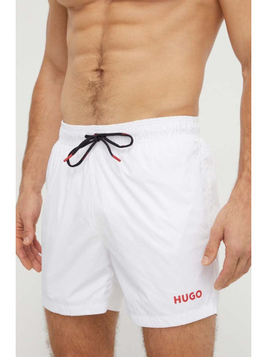 Плувни шорти HUGO в бяло 50469304