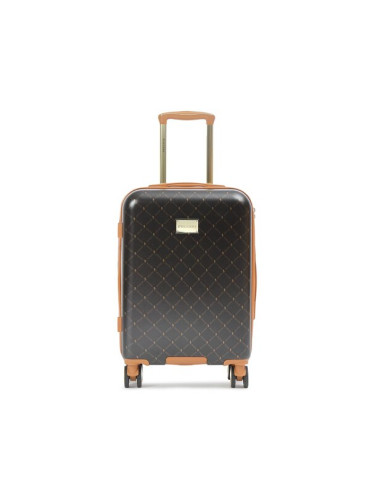 Puccini Самолетен куфар за ръчен багаж ABS023C Кафяв