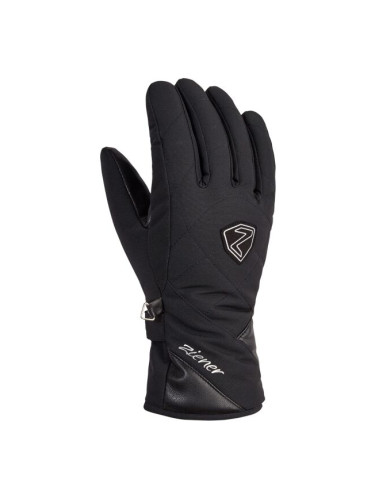 Ziener KAMEA GTX W Дамски ръкавици за ски, черно, размер
