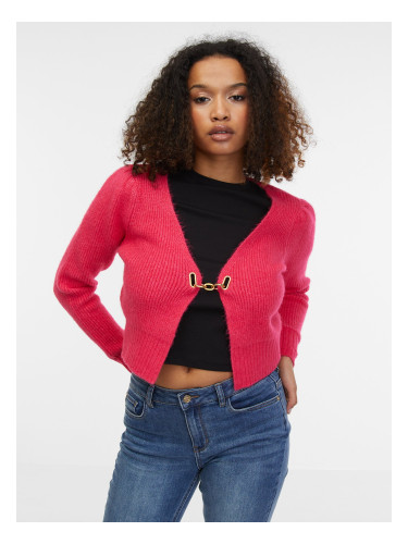 Orsay Women's pink cardigan with wool - Women's