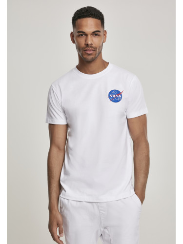 T-shirt with NASA logo embroidery white