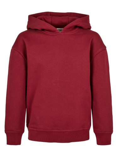 Girls' Organic Hoodie Burgundy