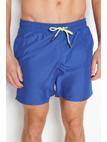 Trendyol Blue Basic Standard Size Swim Shorts