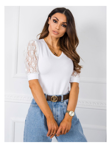 Дамска блуза. Fashionhunters Lace detailed