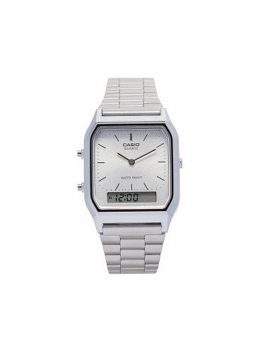 Часовник Casio Vintage Maxi AQ-230A-7AMQYES Сребрист