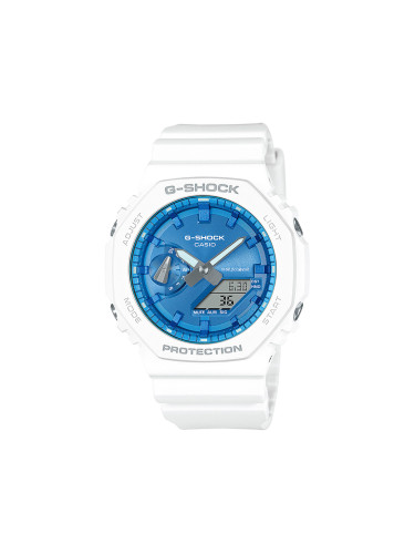 Часовник G-Shock Sparkle of Winter GA-2100WS-7AER White/Blue